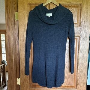 Angel Of The North Indigo Cowl Neck Sweater